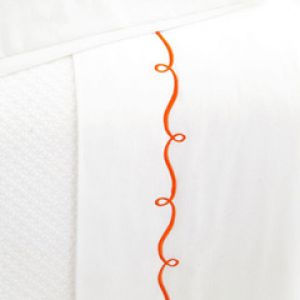 Pine Cone Hill Embroidered Hem Persimmon on White Sheet Set.jpg